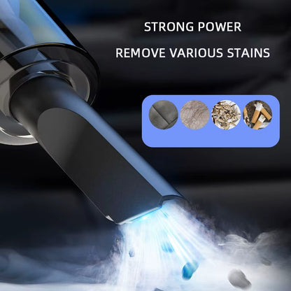 Cordless Handheld Vacuum Cleaner, Rechargeable Car Vacuum Cleaner with 3 Suction Heads for Car, Pet and Household Cleaners