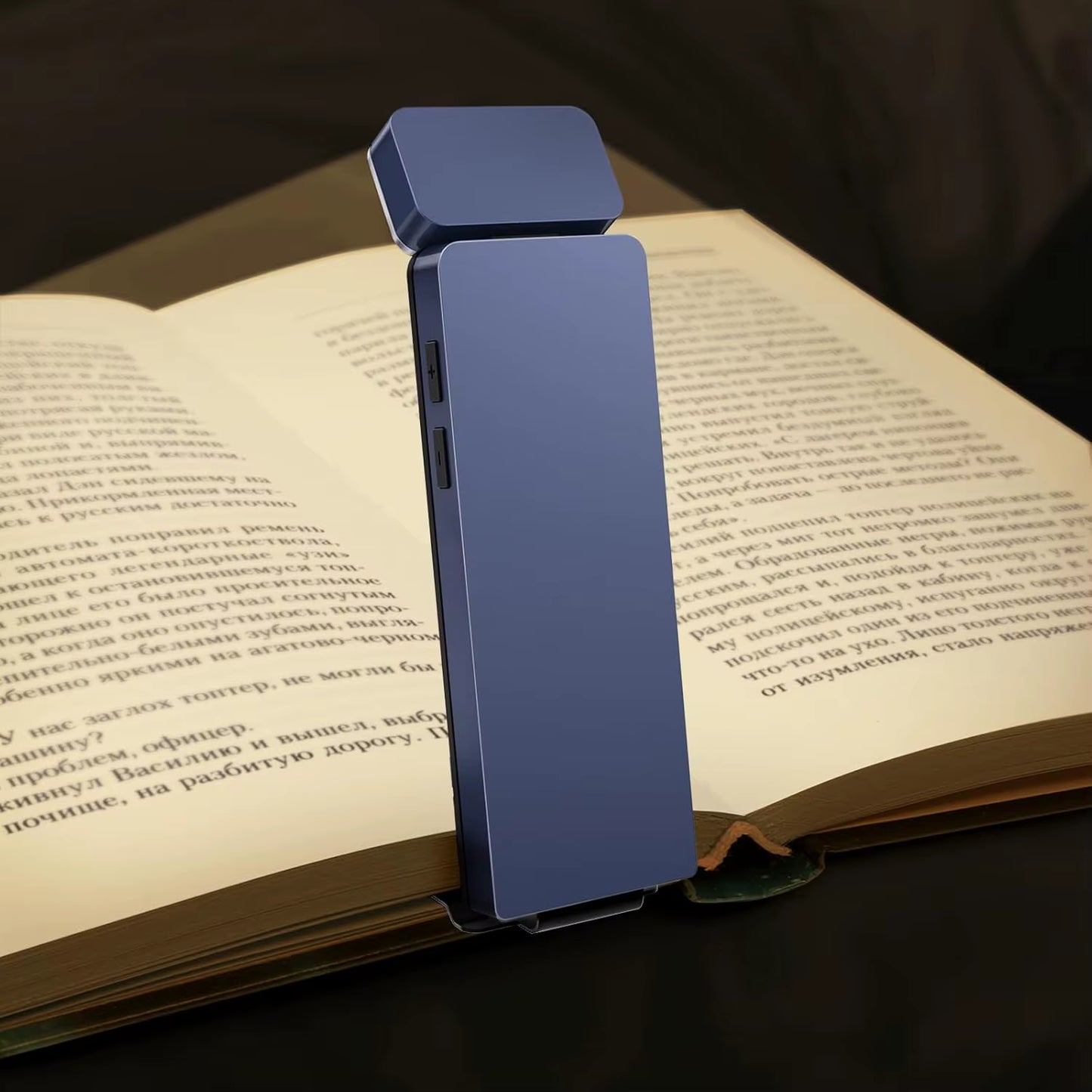 LED Rechargeable Clip-On Book Light 3 Colors 5 Brightness Bed Reading Night Light Eye-Protection Bookmark Lamp Mini Book Lamp